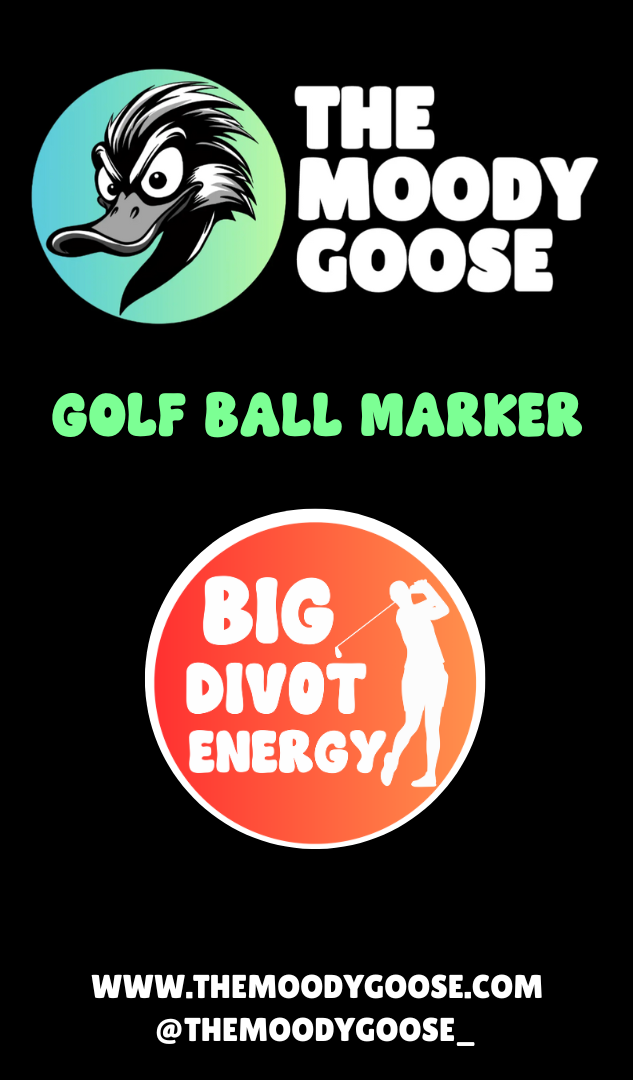 BIG DIVOT ENERGY (ORANGE OMBRE) - BALL MARKER