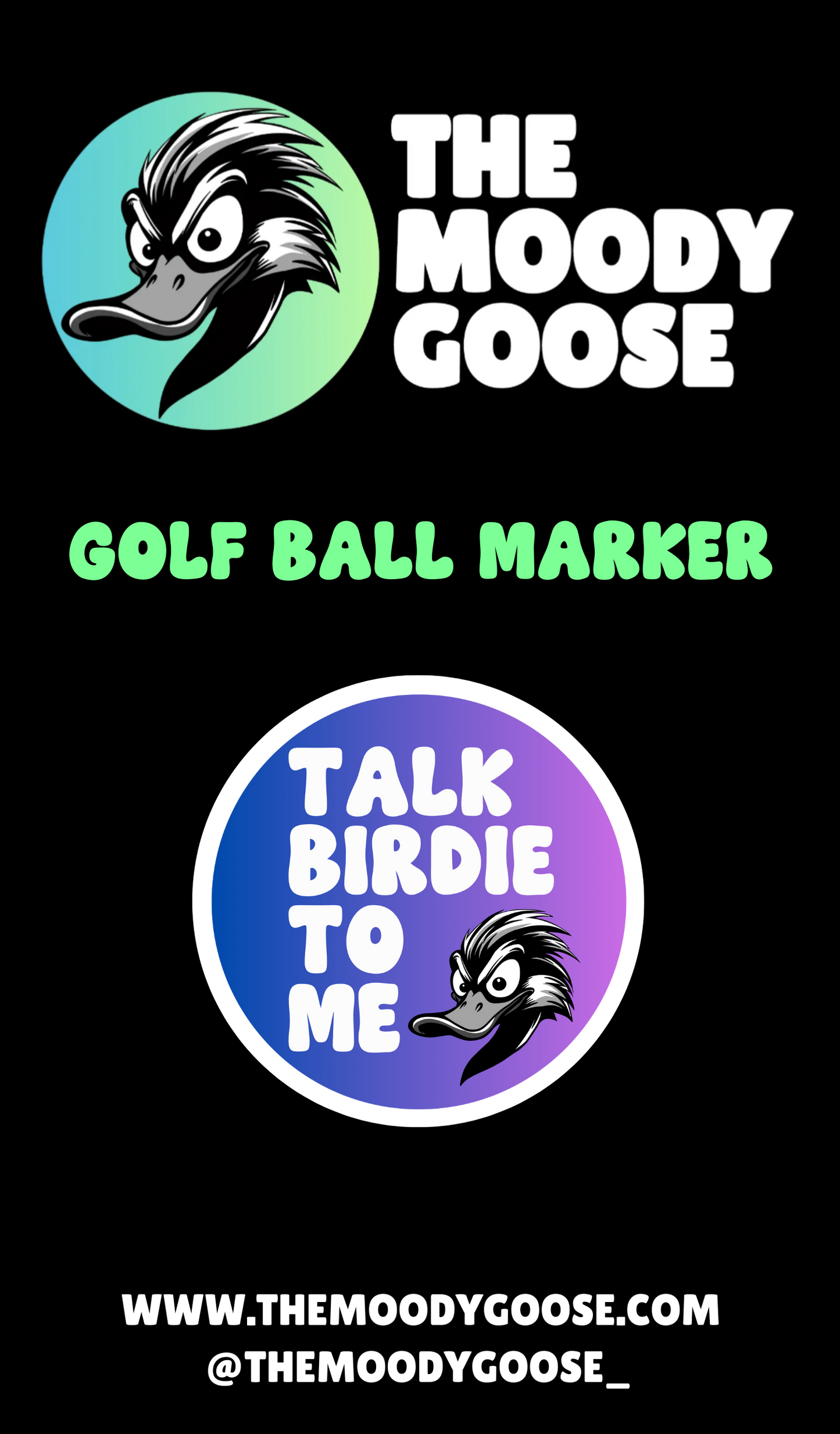 TALK BIRDIE TO ME - BALL MARKER