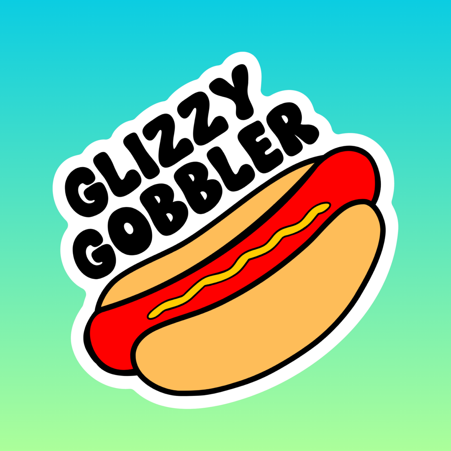 GLIZZY GOBBLER - STICKER