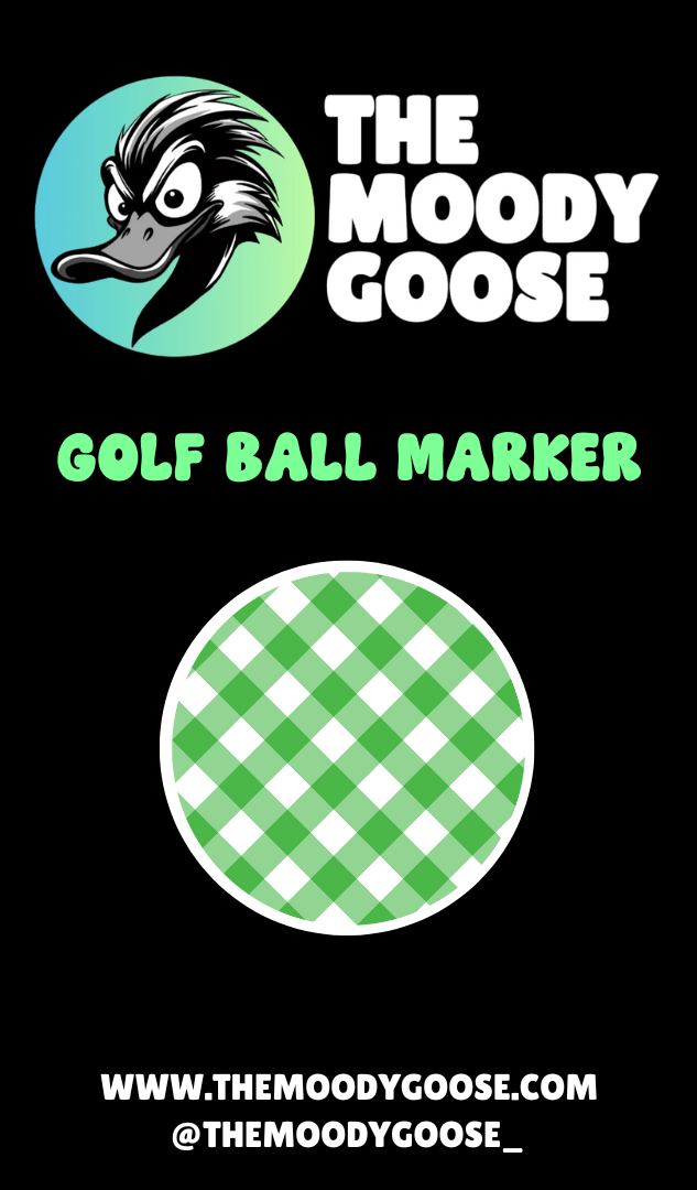 GINGHAM GREEN - BALL MARKER