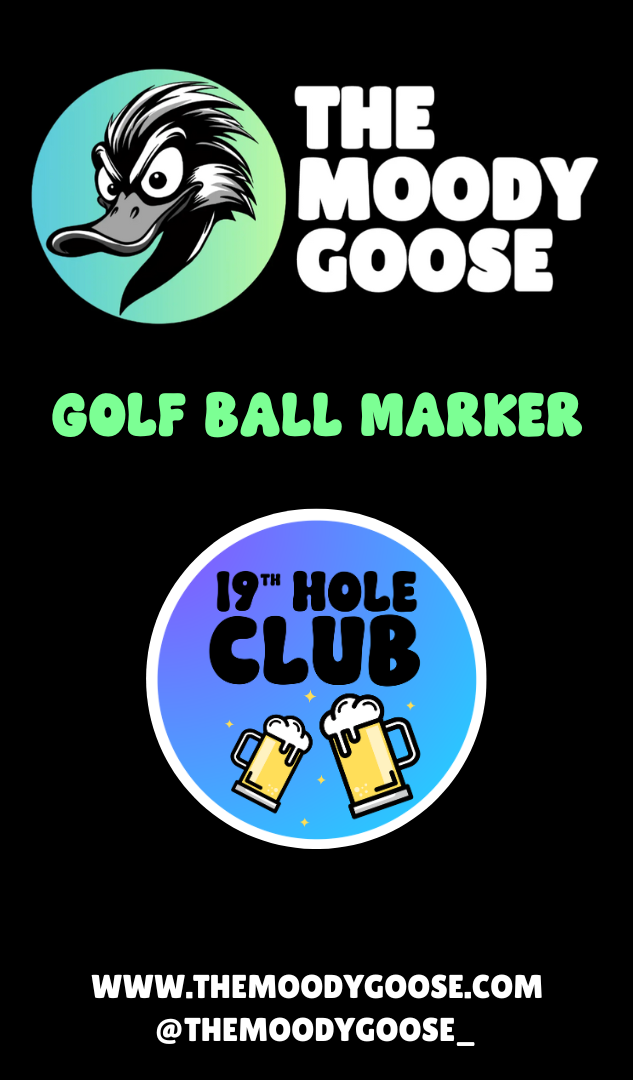 19TH HOLE CLUB (BLUE) - BALL MARKER