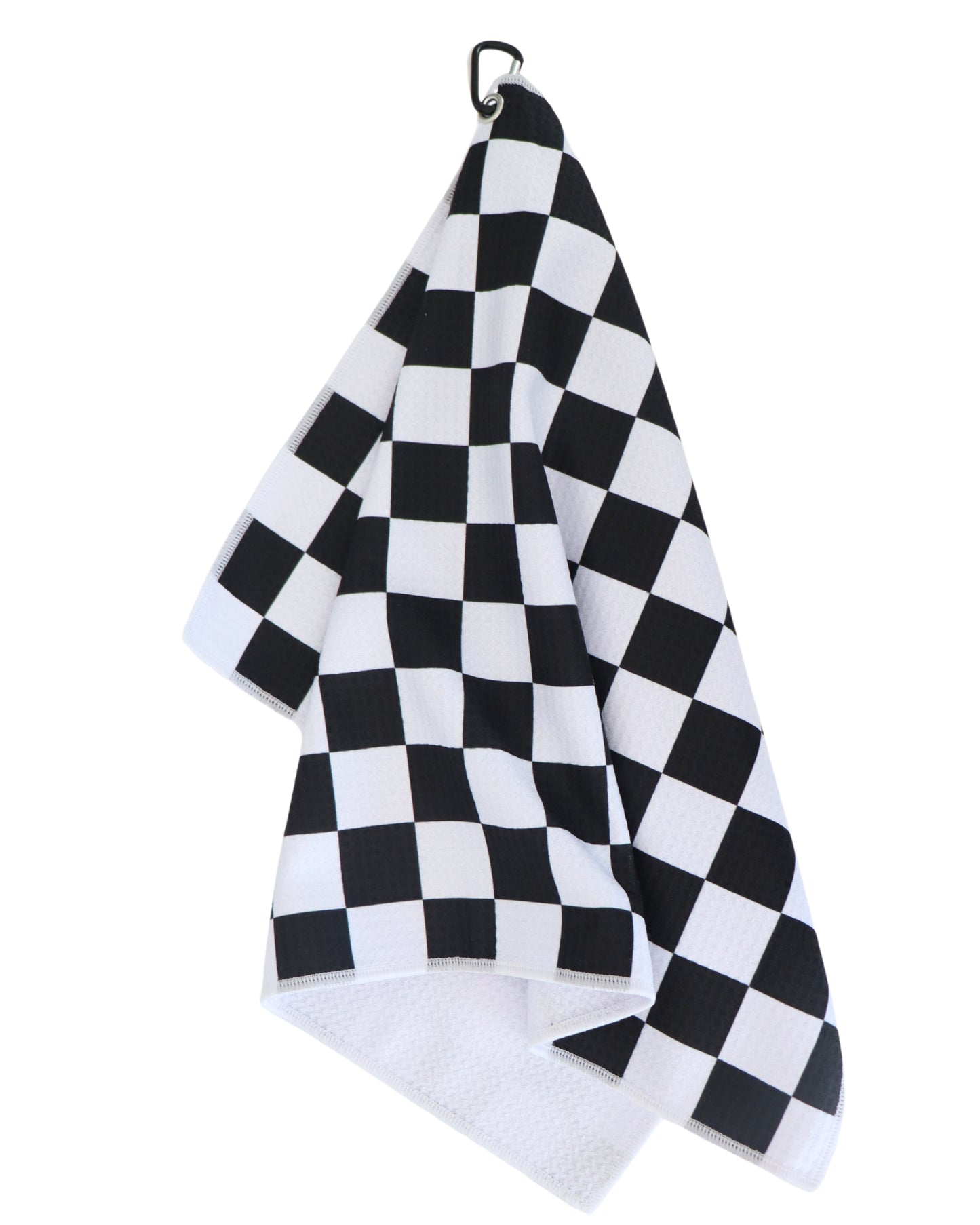 BLACK & WHITE CHECKERED - TOWEL
