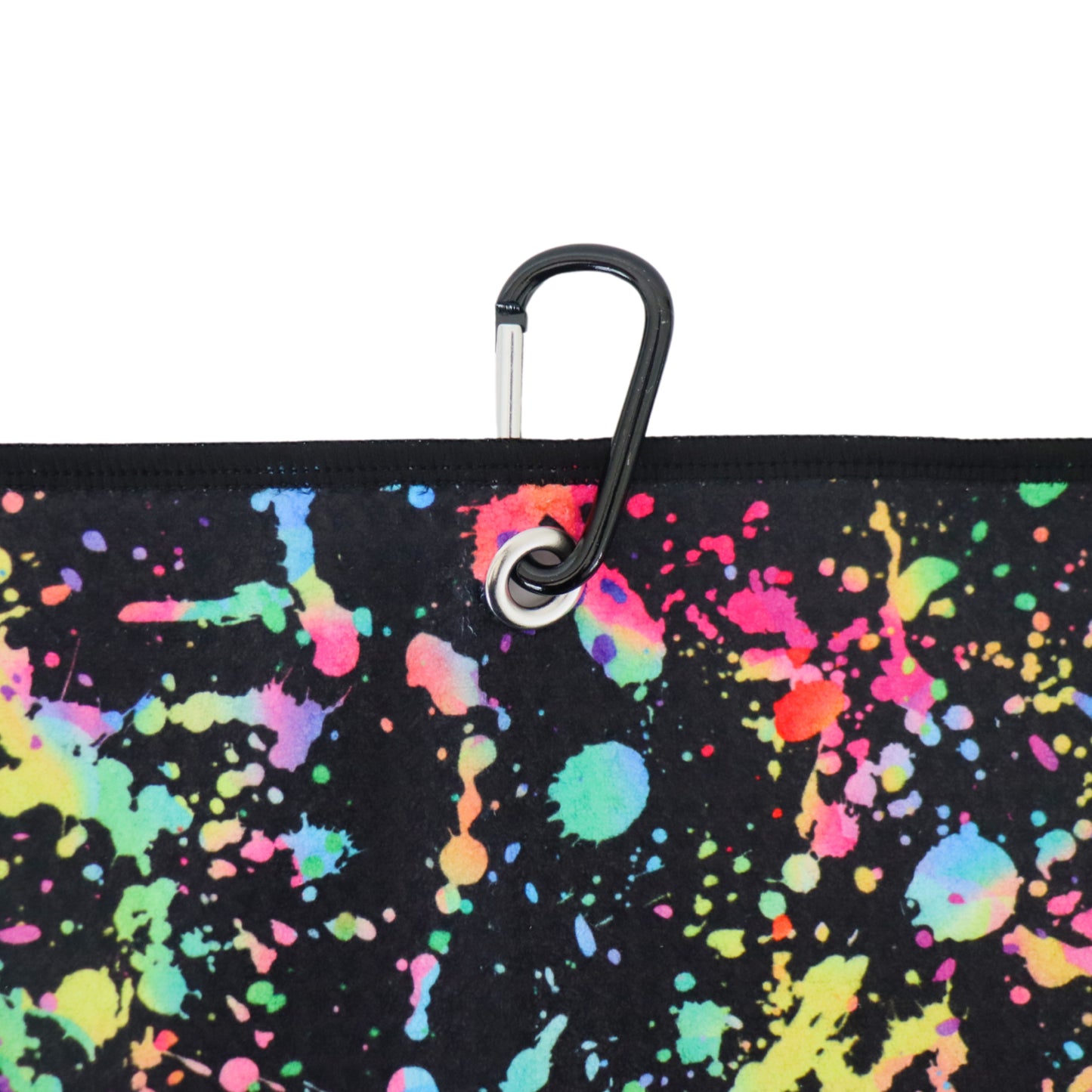 BLACK SPLATTER PAINT - TOWEL